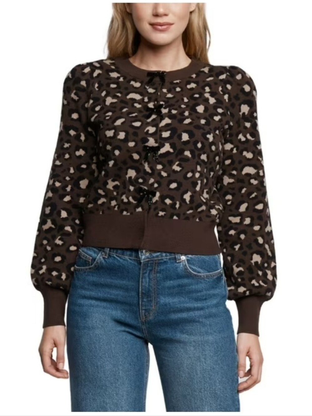 Express Woman's Bow Cardigan NWT